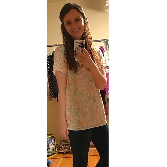 Floral blouse short sleeved - Picture 3 of 6